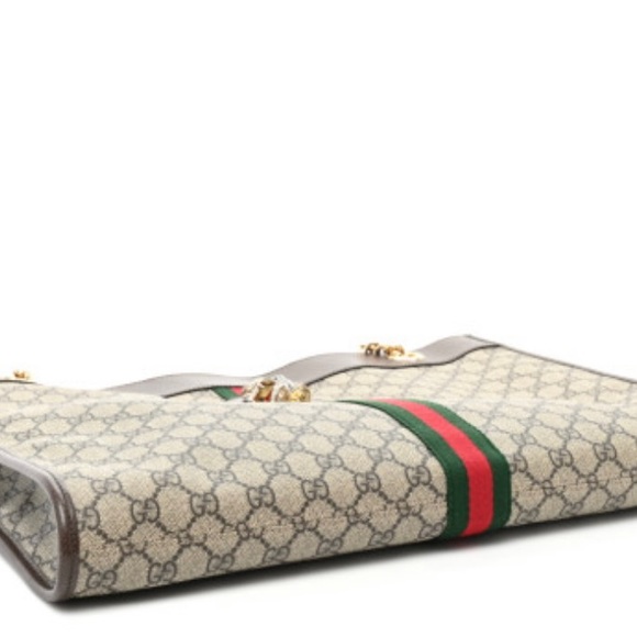 Gucci Monogram Large Rajah Chain Tote with attached wallet/clutch - Picture 5 of 9